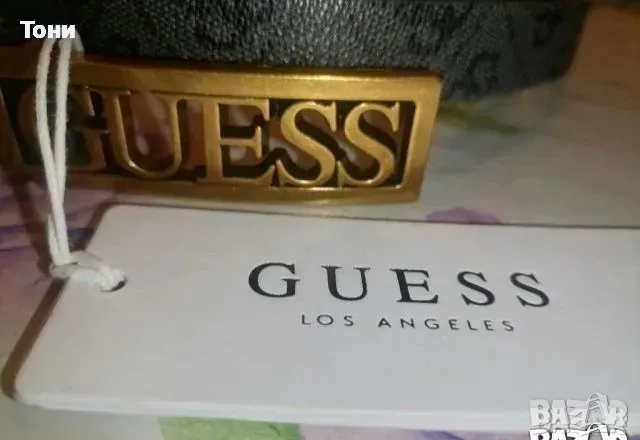 GUESS ORIGINAL Нов Дамски Колан Изцяло от Естествена Кожа 105см., снимка 4 - Колани - 47647891