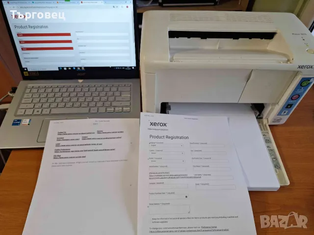 Компактен лазерен принтер XEROX PHASER 3010 работещ с Win 10 , снимка 8 - Принтери, копири, скенери - 48331666