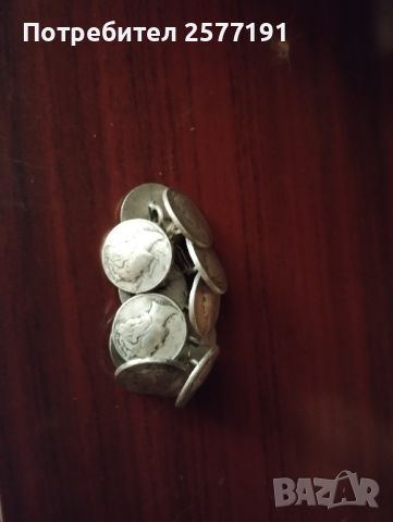 сребърни копчета , снимка 1 - Антикварни и старинни предмети - 45697576