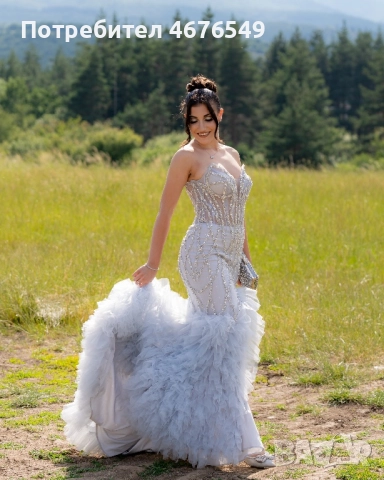 Абитуриентска рокля, официална чантичка и обувки в отлично състояние, снимка 6 - Рокли - 52773042