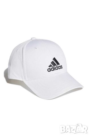 Унисекса спортна шапка с лого Adidas Performance, 58-60 см, Бяла, снимка 1 - Шапки - 45729484