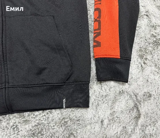 Мъжко худи Volcom Vip Hydro Fleece, Размер L, снимка 6 - Спортни дрехи, екипи - 47426580