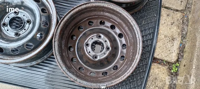 4бр железни джанти 5. 5J14 ЕТ24 4x108. Оригинални от Citroen. Стават и на Peugeot и др., снимка 3 - Гуми и джанти - 49910211