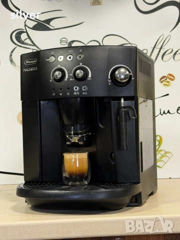 Кафемашина кафе автомат delonghi magnifica с гаранция, снимка 2 - Кафемашини - 53986802