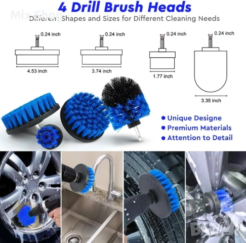 Нов Комплект четки за детайлиране на автомобили LYACON 28 бр., снимка 5 - Аксесоари и консумативи - 54217990