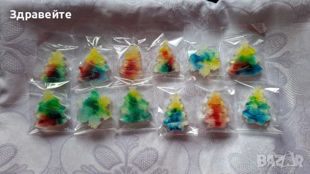 Коледни глицеринови сапунчета на ниски цени , снимка 9 - Коледни подаръци - 52716746