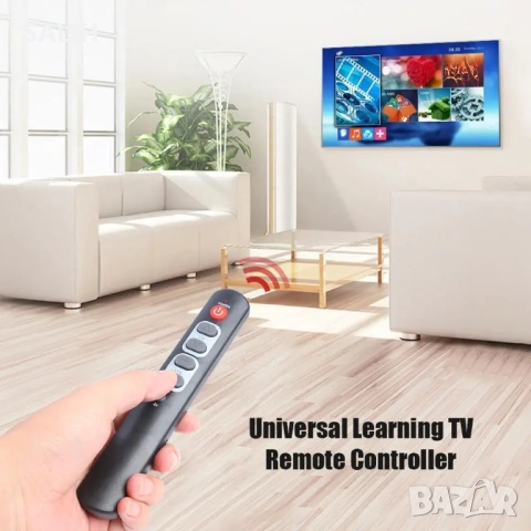 Универсално 6 бутонно дистанционно копиращо IR за TV STB DVD SAT HIFI, снимка 4 - Части и Платки - 54263591
