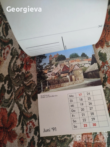 картички със птици и календар с картички, снимка 8 - Филателия - 53738458