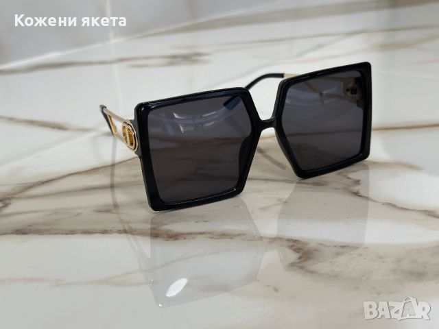 Нов модел слънчеви очила тип маска Dior с метални златни рамки , снимка 3 - Слънчеви и диоптрични очила - 45265447