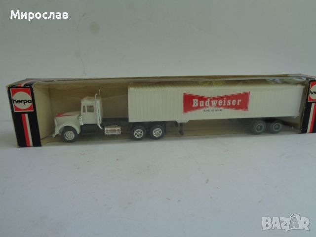 HERPA H0 1/87 KENWORTH CONT. USA КАМИОН МОДЕЛ КОЛИЧКА, снимка 1 - Колекции - 45900540