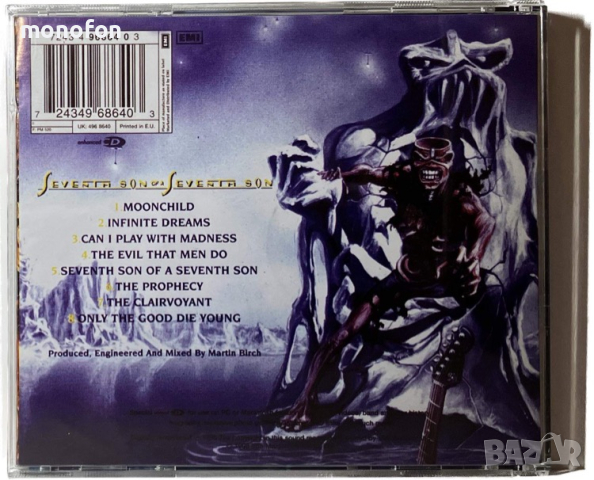 Iron Maiden - Seventh son of a seventh son (продаден), снимка 2 - CD дискове - 45018879