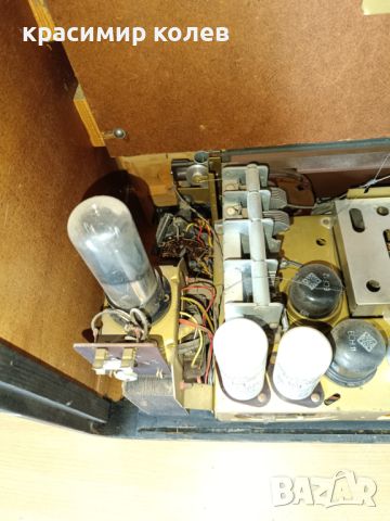 лампов радиоапарат "GRUNDIG TYP 380W", снимка 14 - Антикварни и старинни предмети - 45340177
