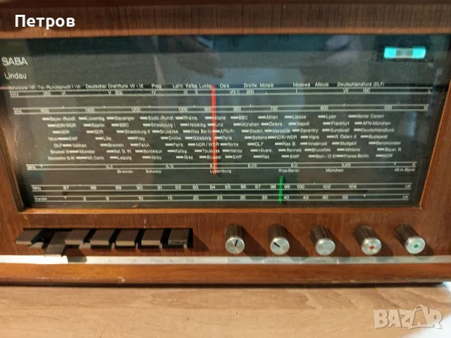Старо Лампово радио"SABA"-Lindau.modLI18, снимка 5 - Антикварни и старинни предмети - 50315554