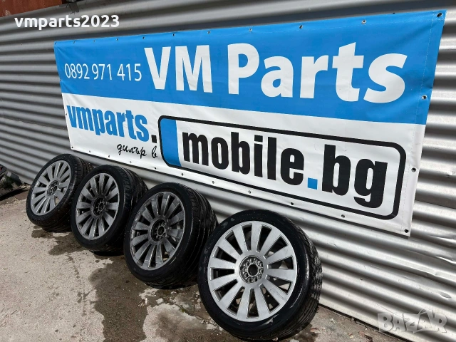 19" джанти с летни гуми 5х100/5х112 Audi 8J et 35, снимка 4 - Гуми и джанти - 54202540