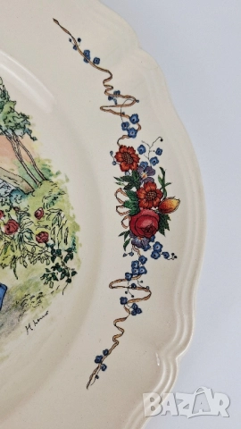 Стар сервиз за хранене - Sarreguemines, Франция, снимка 6 - Сервизи - 52146978