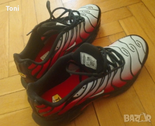 nike air max plus black red 44 -чисто нови!!! , снимка 2 - Маратонки - 53541129