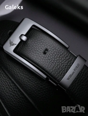 Мъжки официален колан за Панталони WilliamPAUL LEATH* Естествена телешка кожа!, снимка 10 - Колани - 50972897