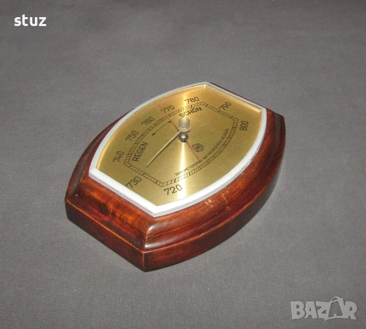 Антикварен немски стенен барометър Sundo, снимка 6 - Други - 53684646