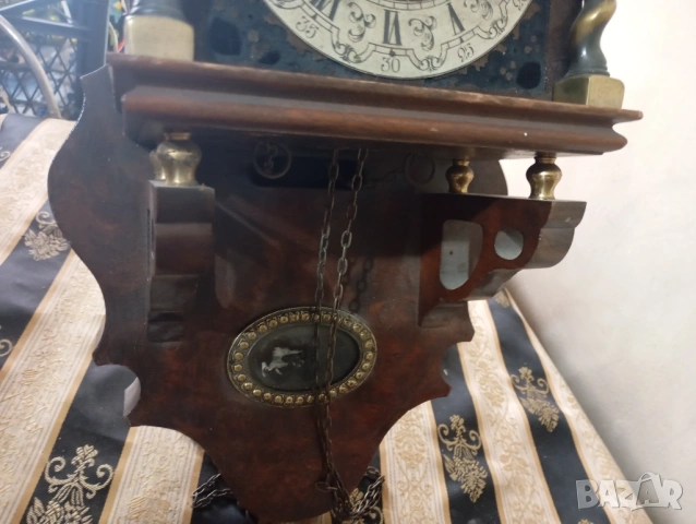 Стар стенен часовник, снимка 8 - Стенни часовници - 53946206