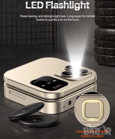 Сгъваем телефон i16 Pro, мини телефон, малък телефон, телефон с капаче, българско меню на български, снимка 10 - Телефони с две сим карти - 50298323