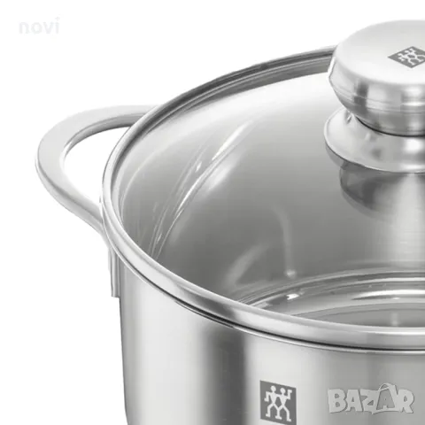 Zwilling Nova, комплект от 3 части с капак, снимка 6 - Прибори за хранене, готвене и сервиране - 47320558