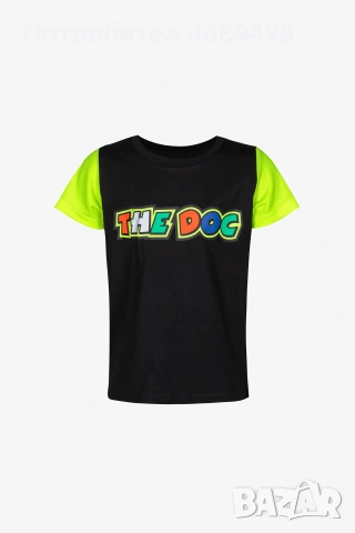 Детска тениска VR46 The Doc 46 – официална детска MotoGP тениска Valentino Rossi