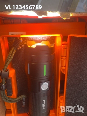 Акумулаторен мощен LED фенер COBA ed, снимка 4 - Къмпинг осветление - 53816552