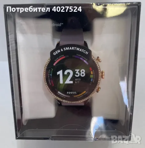 Smart watch fossil GEN 6 НОВ ! НЕРАЗПЕЧАТАН ! РАЗЛИЧНИ ЦВЕТОВЕ !, снимка 2 - Смарт гривни - 49220020