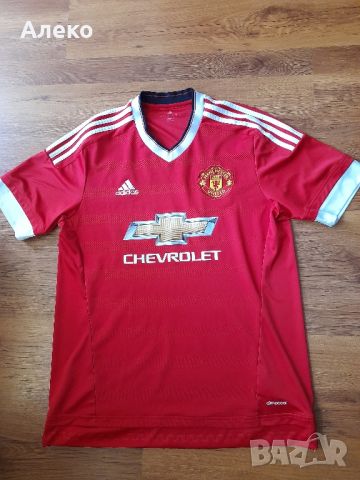 Adidas Manchester united футболна тениска L размер , снимка 1 - Тениски - 46038671