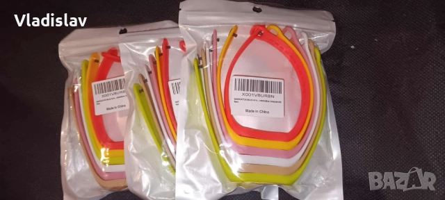 СИЛИКОНОВИ КАИШКИ К-КТ 6БР. ЗА XIAOMI SMART BAND 5/6/7 MARICATO, снимка 2 - Xiaomi - 52102010