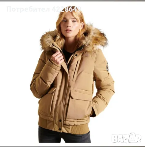 Дамско зимно яке Superdry, снимка 3 - Якета - 47173960