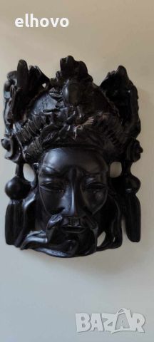 Стара китайска маска за стена , снимка 5 - Антикварни и старинни предмети - 45522464