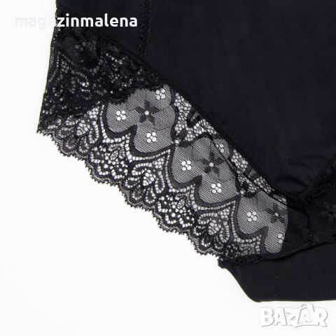  Love and bra 2XL,3XL,4XL черни,бежови дамски италиански оформящи бикини с висока талия, снимка 5 - Бельо - 9482606