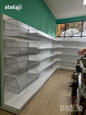 Крайстенен стелаж за хляб с телен рафт, снимка 3 - Стелажи и щандове - 44598028