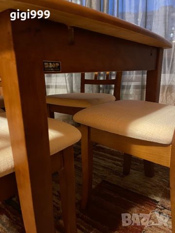 Трапезна маса Явор , шест стола , холна маса, снимка 2 - Маси - 45407009
