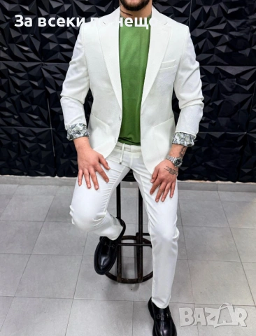 Мъжки Костюм🔝Абитуриентски Костюм🔝Сватбен Костюм🔝Официален Костюм-Различни Цв. Код Premium F.23, снимка 14 - Костюми - 53869678