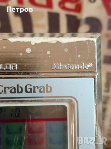 Портативна ретро конзола"Nintendo"Grab Grab.(1984г), снимка 8 - Антикварни и старинни предмети - 52649781