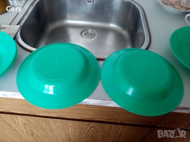 Полуавтоматична бъркалка и 6 бр пластмасови чинии, снимка 4 - Чинии - 45796537