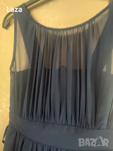 Продавам елегантна ,ефирна синя рокля , снимка 6 - Рокли - 53737673