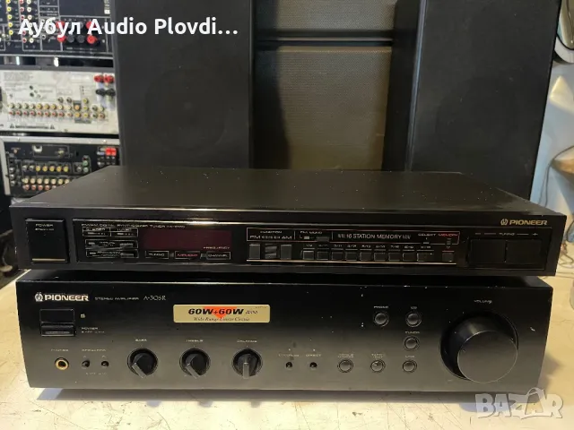 PIONEER A-305R СТЕРЕО УСИЛВАТЕЛ  Pioneer TX 1070 - качествен стерео тунер Made in Japan, снимка 1 - Ресийвъри, усилватели, смесителни пултове - 48382536