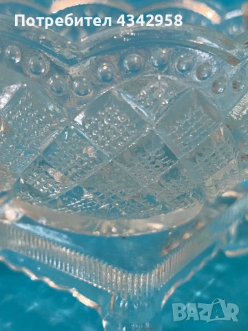 Fostoria Avon Open Salt Master.1960-те. Вазичка за сол., снимка 2 - Антикварни и старинни предмети - 52676816