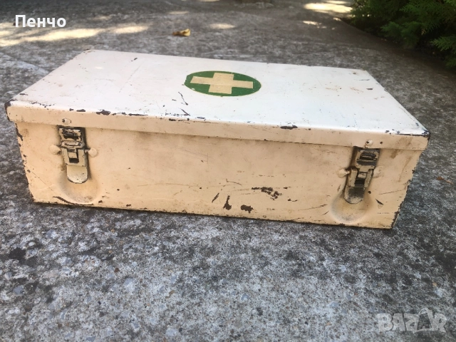 стара немска военна аптечка - WEHRMACHT - WWII - ОРИГИНАЛ, снимка 4 - Антикварни и старинни предмети - 51438644