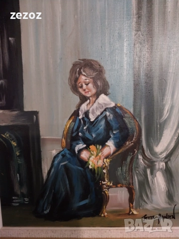 Авторска картина масло върху платно, снимка 8 - Картини - 53208670