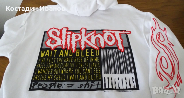 Slipknot Barcode суичър размер унисекс М Слипкнот, снимка 2 - Суичъри - 53753951