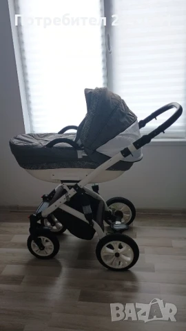Бебешка количка Lorelli 3 в 1 комбинирана, снимка 17 - Детски колички - 51091711
