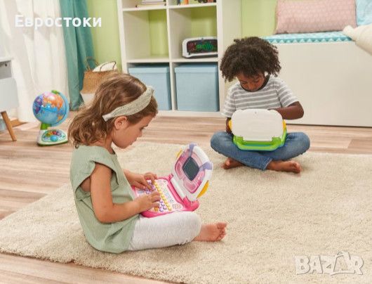 Детски лаптоп Leapfrog Clic the ABC 123, интерактивна играчка образователен лаптоп, английска версия, снимка 6 - Образователни игри - 45657888