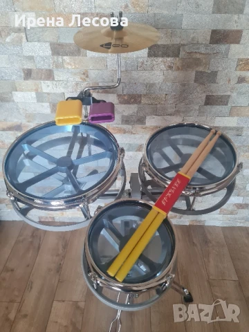 Рототоми + нови стойка/чинел 8"/коубели, снимка 2 - Ударни инструменти - 48274860