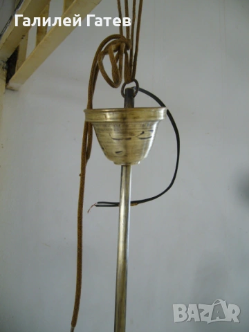 Ретро Полилей с Мраморни Плафони , снимка 3 - Антикварни и старинни предмети - 53146482