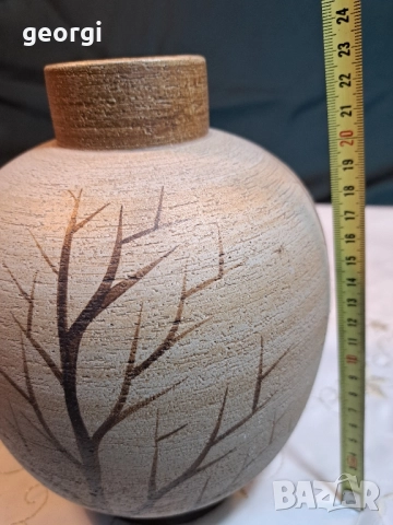 керамична ваза ръчна изработка 28/4, снимка 5 - Декорация за дома - 51887420