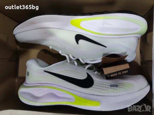 Nike - Journey Run White Barely Volt номер 45 Оригинал Код 0514, снимка 2 - Маратонки - 46976525